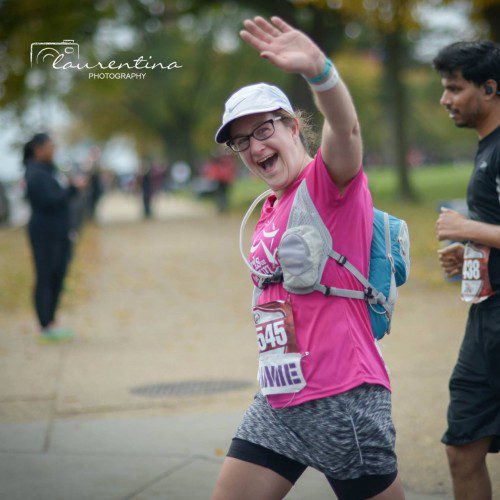 Jamie tackles Marine Corps, her second marathon, with ease
